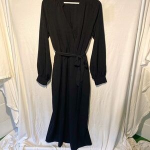 Lush Black Long Sleeve Dress Size L
